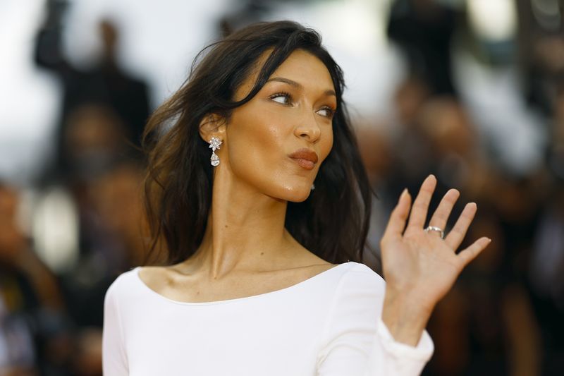 &copy; Reuters. Modelo Bella Hadid no tapete vermelho do Festival de Cannes
26/05/2022
REUTERS/Stephane Mahe