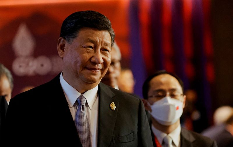&copy; Reuters. Il presidente cinese Xi Jinping al summit del G20 a Bali. REUTERS/Willy Kurniawan/