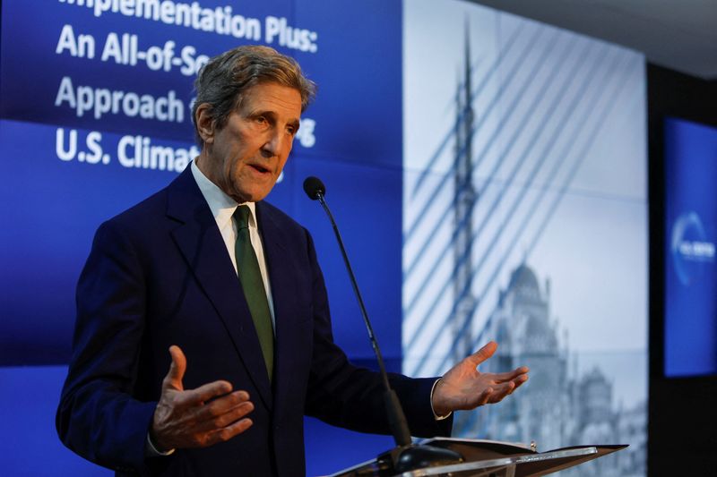 &copy; Reuters. Enviado especial dos Estados Unidos para questões climáticas, John Kerry, durante a cúpula sobre o clima COP27, no Egito
08/11/2022 REUTERS/Mohammed Salem