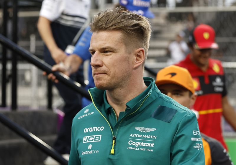 &copy; Reuters. Hulkenberg no GP da Arábia Saudita
 27/3/2022    REUTERS/Hamad I Mohammed