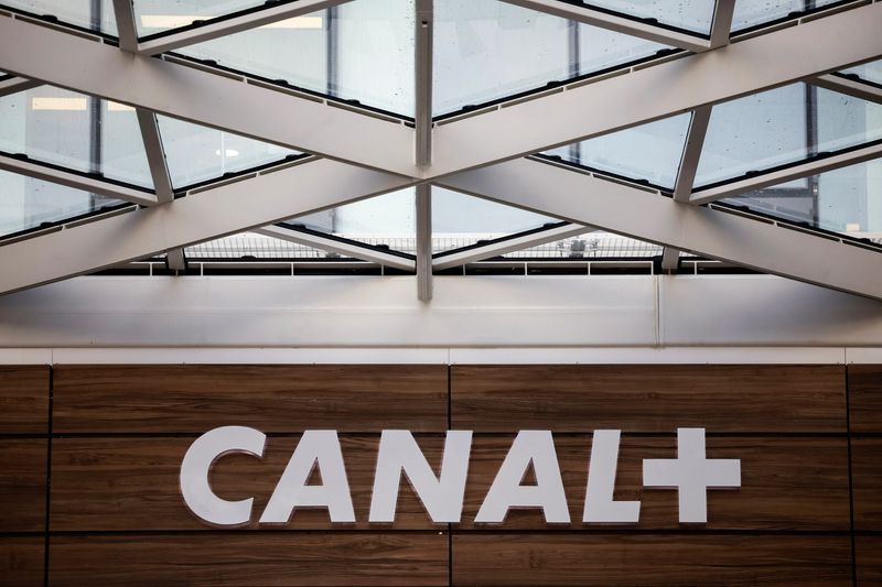 &copy; Reuters. Le logo de Canal plus à l'extérieur d'un bâtiment à Issy-les-Moulineaux près de Paris, France. /Photo prise le 17 août 2022/REUTERS/Sarah Meyssonnier