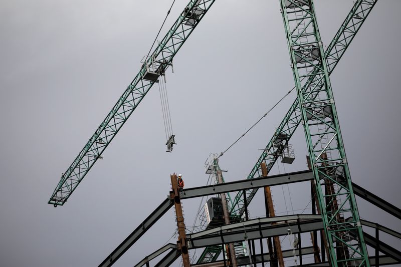 &copy; Reuters. IMAGEN DE ARCHIVO. Edificio en construcción en Ciudad de México