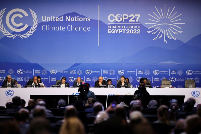 &copy; Reuters. Convención COP27 en Sharm el-Sheikh, Egipto, 18 de noviembre del 2022. REUTERS/Mohamed Abd El Ghany