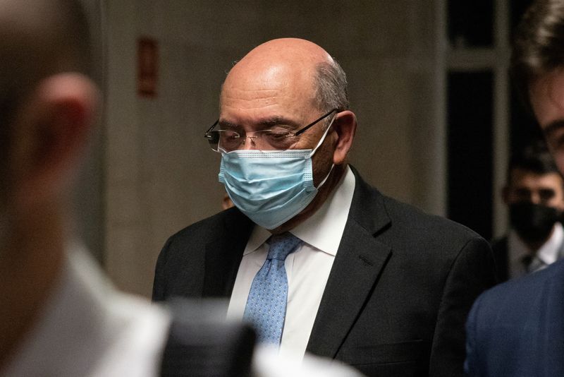 &copy; Reuters. Trump Organization's former Chief Financial Officer Allen Weisselberg leaves the courtroom in New York, U.S.,  November 15, 2022. REUTERS/Yuki Iwamura