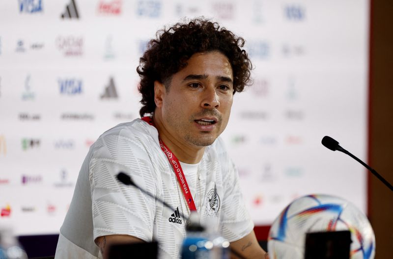 &copy; Reuters. Goleiro do México Guillermo Ochoa 
 21/11/2022   REUTERS/John Sibley