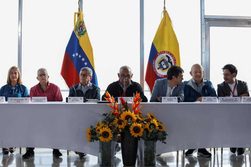 &copy; Reuters. Colômbia inicia negociações de paz com rebeldes do ELN para encerrar 6 décadas de guerra 
21/11/2022
REUTERS/Leonardo Fernández Viloria