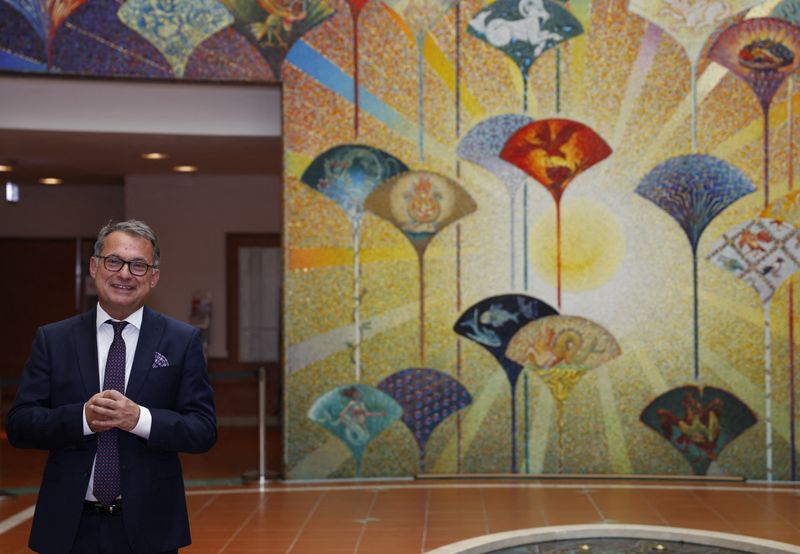 &copy; Reuters. Joachim Nagel, President of Germany's federal reserve Bundesbank poses for a picture during a media tour at the Bundesbank headquarters in Frankfurt September 16, 2022. REUTERS/Heiko Becker