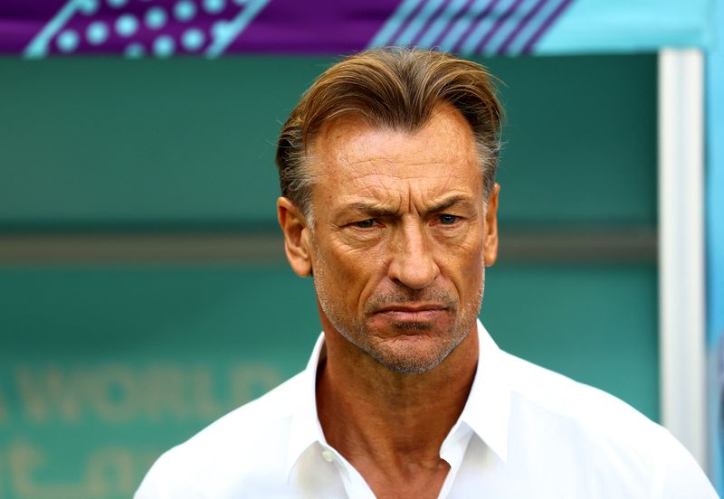 &copy; Reuters. Técnico da Arábia Saudita, Hervé Renard
22/11/2022
REUTERS/Hannah Mckay