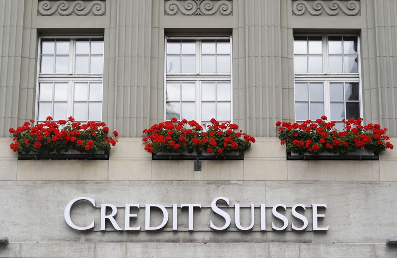 &copy; Reuters. The logo of Swiss bank Credit Suisse is seen at a branch office in Bern, Switzerland September 26, 2022.    REUTERS/Arnd Wiegmann