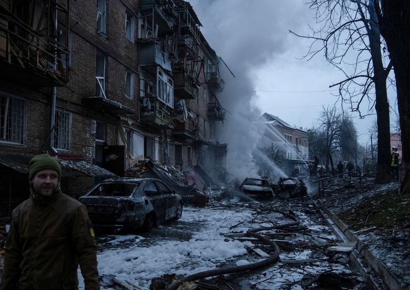 Kyiv counts damage after Russian missile strikes, at least six dead