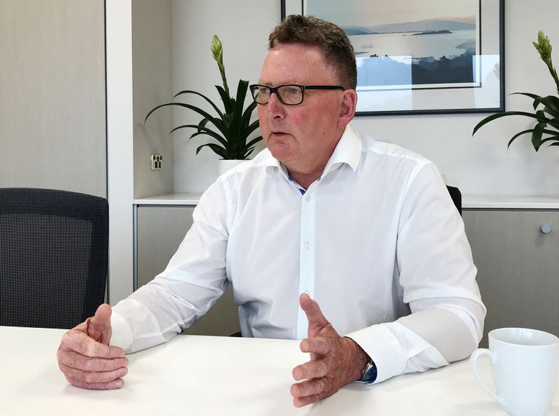 &copy; Reuters. FILE PHOTO: Reserve Bank of New Zealand (RBNZ) Governor Adrian Orr is pictured during an interview at the bank in Wellington, New Zealand, April 16, 2019. REUTERS/Charlotte Greenfield/File Photo