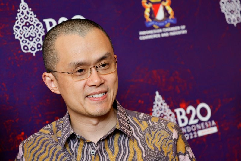Binance's Zhao flags possible $1 billion for distressed assets- Bloomberg News