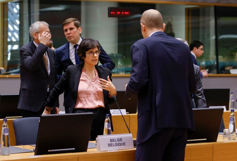 &copy; Reuters. Le ministre belge de l'Énergie, Tinne Van der Straeten, lors d'une réunion à Bruxelles, Belgique. /Photo prise le 24 novembre 2022/REUTERS/Johanna Geron