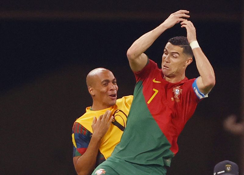 Soccer-Ronaldo breaks the record as Portugal up and running with Ghana win