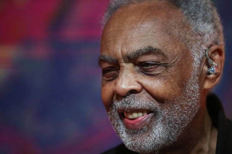 © Reuters. Cantor Gilberto Gil durante evento do Google em São Paulo
14/06/2022
REUTERS/Amanda Perobelli