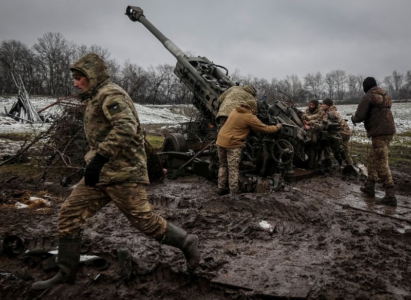 &copy; Reuters. Militares na região de Donetsk
 23/11/2022   Radio Free Europe/Radio Liberty/Serhii Nuzhnenko via REUTERS