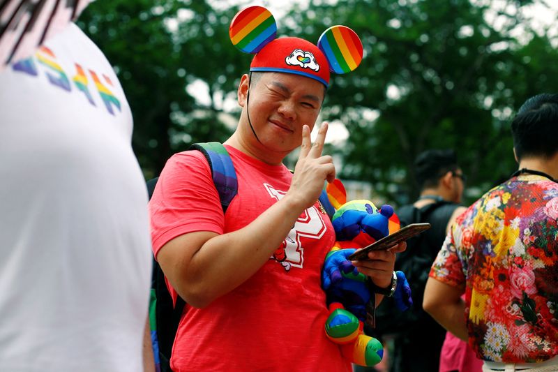 &copy; Reuters. Evento LGBT em Cingapura
29/6/2019   REUTERS/Feline Lim