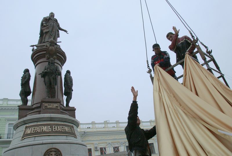 La ciudad ucraniana de Odesa vota para retirar la estatua de Catalina la Grande