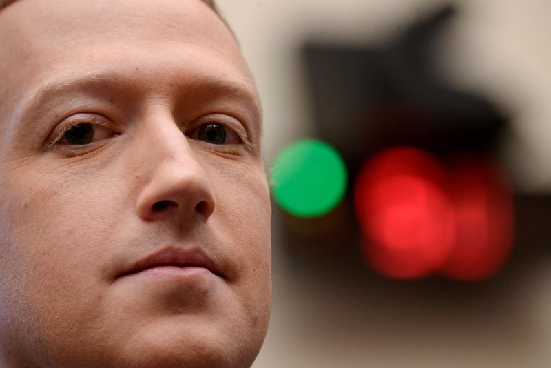 &copy; Reuters. FILE PHOTO: Meta Platforms CEO Mark Zuckerberg testifies at a House Financial Services Committee hearing in Washington, U.S., October 23, 2019. REUTERS/Erin Scott