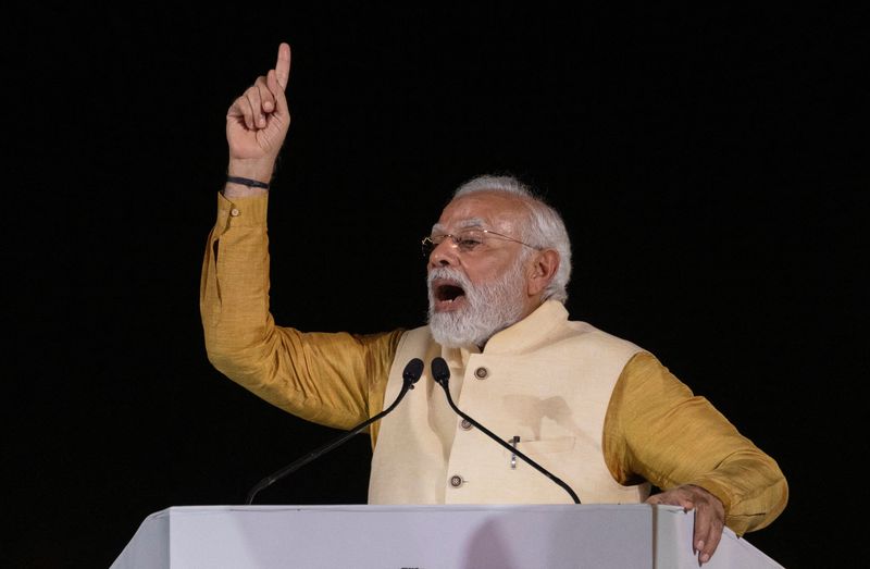 Modi's home state Gujarat votes, seen as easy mid-term test for India's leader