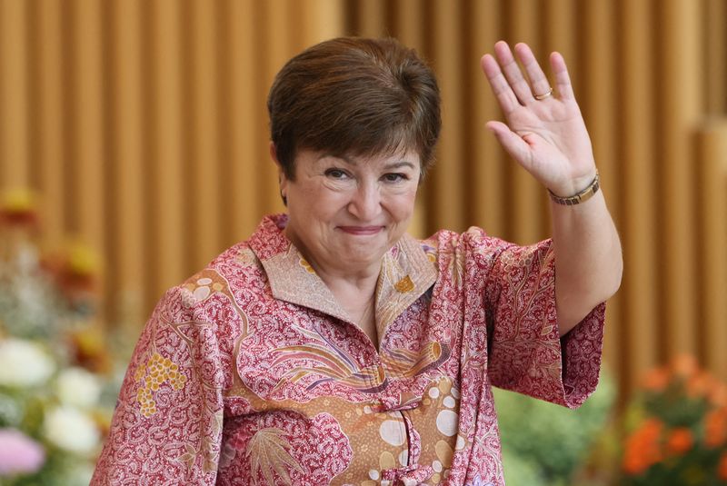 &copy; Reuters. FILE PHOTO: IMF Managing Director Kristalina Georgieva attends the 29th APEC Economic Leaders Meeting (AELM) during the Asia-Pacific Economic Cooperation (APEC) summit in Bangkok, Thailand on November 19, 2022. Jack Taylor/Pool via REUTERS