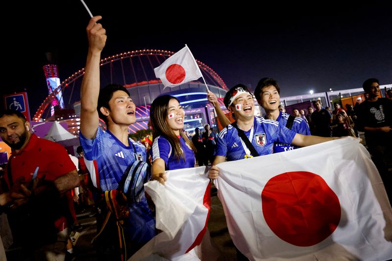 Up, down, up again: Japan's soccer-related stocks mirror Samurai Blue's performance