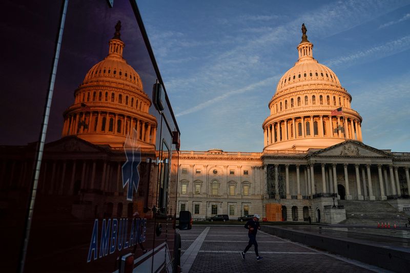 &copy; Reuters. Le Capitole, siège du Congrès américain, à Washington. /Photo prise le 8 novembre 2022/REUTERS/Joshua Roberts
