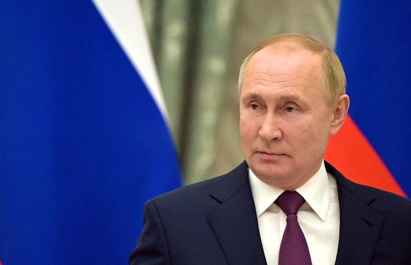 ウクライナ巡る西側対応「破壊的」、プーチン氏が独首相に再考要請