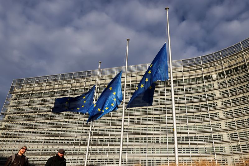 &copy; Reuters. Le siège de la Commission européenne, à Bruxelles, en Belgique. /Photo prise le 11 janvier 2022/REUTERS/Yves Herman