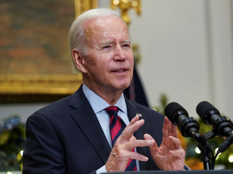 &copy; Reuters. O presidente dos EUA Joe Biden
2/12/ 2022
Kevin Lamarque/Reuters