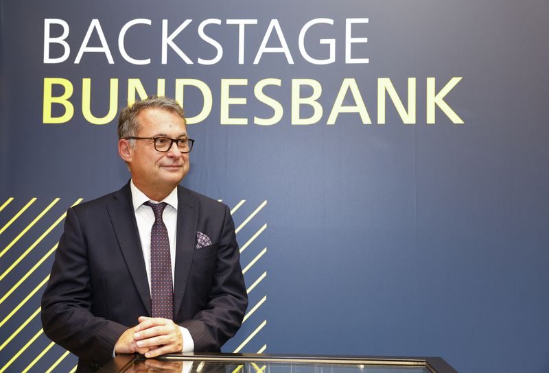 &copy; Reuters. Joachim Nagel, membre de la BCE, lors d'une visite de presse au siège de la Bundesbank à Francfort. /Photo prise le 16 septembre 2022/REUTERS/Heiko Becker