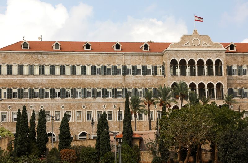 &copy; Reuters. منظر عام لمقر الحكومة اللبنانية في بيروت. (صورة من أرشيف رويترز).