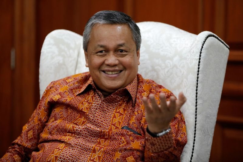 &copy; Reuters. 　１２月５日　インドネシア中央銀行のペリー・ワルジヨ総裁（写真）は５日、同中銀が計画しているデジタルルピアについて、将来的にはメタバースで商品を購入するために使用すること