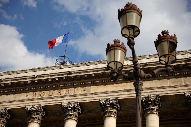 &copy; Reuters. Ancien bâtiment de la Bourse de Paris. /Photo prise le 9 mars 2022/REUTERS/Sarah Meyssonnier
