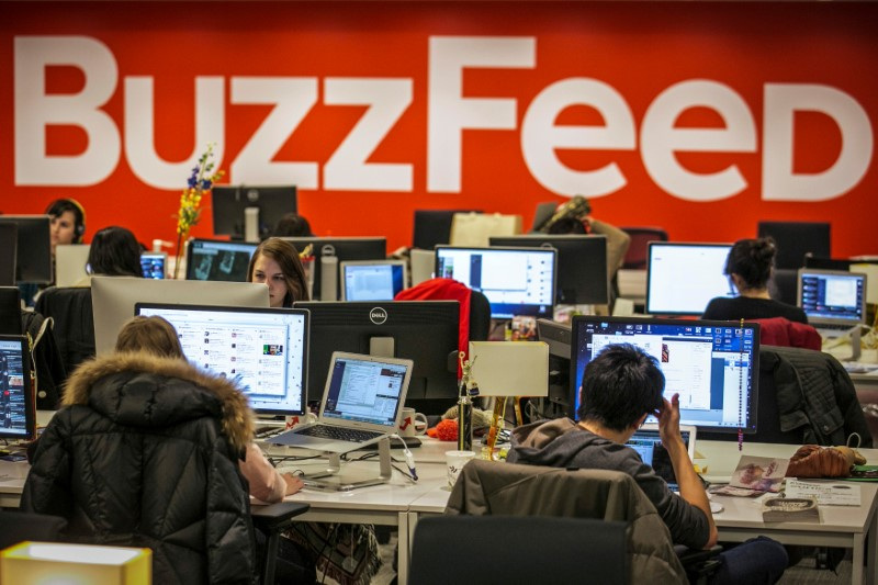 © Reuters. Sede do BuzzFeed, em Nova York (EUA) 
09/01/2014
REUTERS/Brendan McDermid
