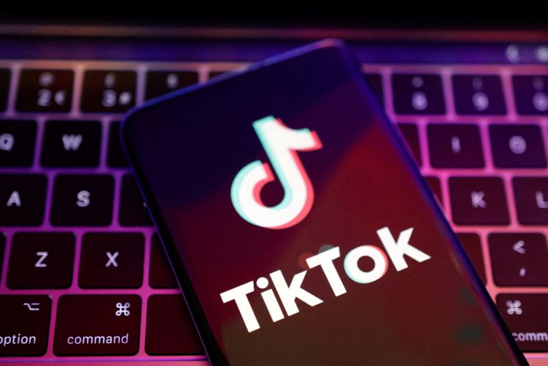 &copy; Reuters. FILE PHOTO: TikTok app logo is seen in this illustration taken, August 22, 2022. REUTERS/Dado Ruvic/Illustration/File Photo