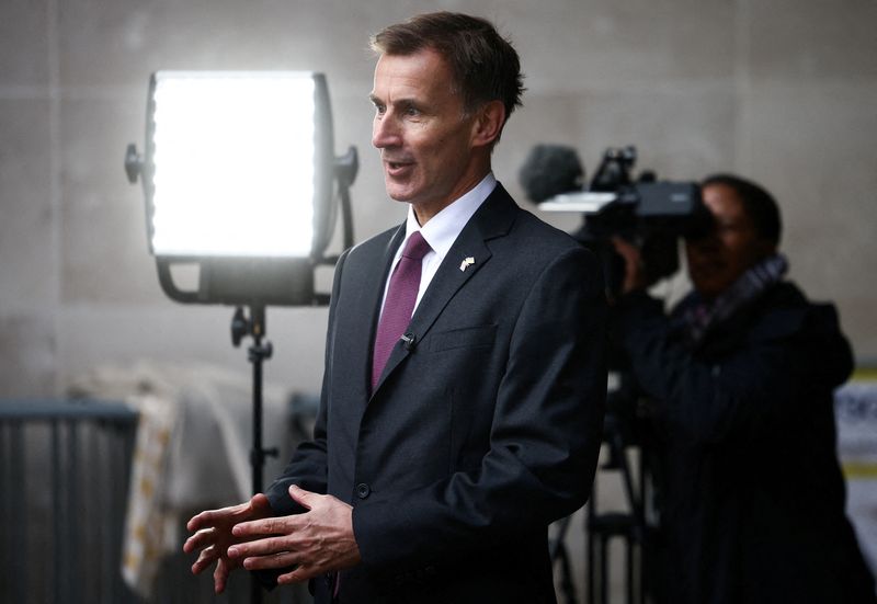 UK's Hunt: finance reforms won't repeat pre-2008 mistakes