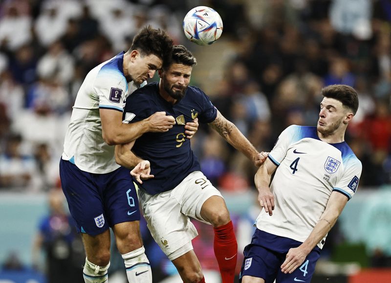 Soccer-Giroud sends France into World Cup semis as England miss late penalty
