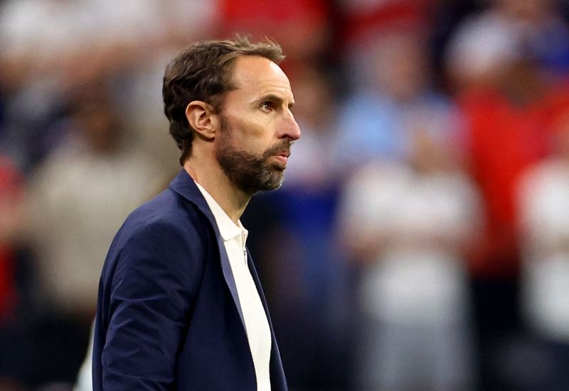 &copy; Reuters. Southgate após eliminação da Inglaterra
 11/12/2022    REUTERS/Hannah Mckay