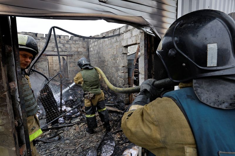 &copy; Reuters. Ataque a Donetsk
 12/12/2022   REUTERS/Alexander Ermochenko