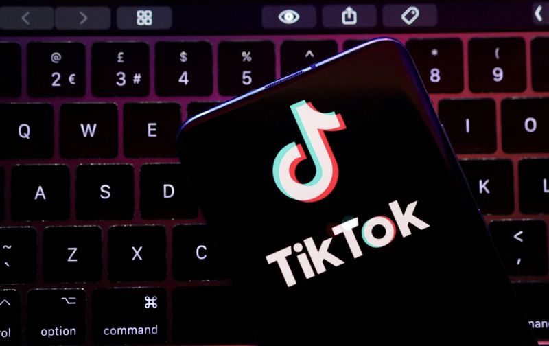 &copy; Reuters. Logotipo do aplicativo TikTok em ilustração de 22/08/2022. REUTERS/Dado Ruvic/Illustration