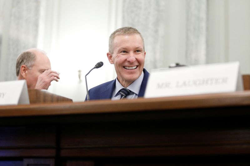 &copy; Reuters. Scott Kirby, CEO of United Airlines, testifies during a Senate Commerce, Science, and Transportation oversight hearing on Capitol Hill in Washington, D.C., U.S., December 15, 2021. Tom Brenner/Pool via REUTERS/File Photo