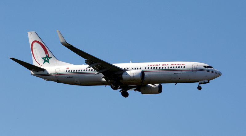 &copy; Reuters. طائرة تابعة للخطوط الملكية المغربية في صورة من أرشيف رويترز.
