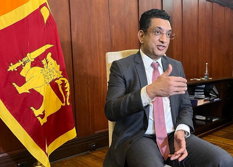 © Reuters. Sri Lanka's Foreign Minister Ali Sabry speaks during an interview with Reuters at his office, in Colombo, Sri Lanka December 14, 2022. REUTERS/Channa Kumara 