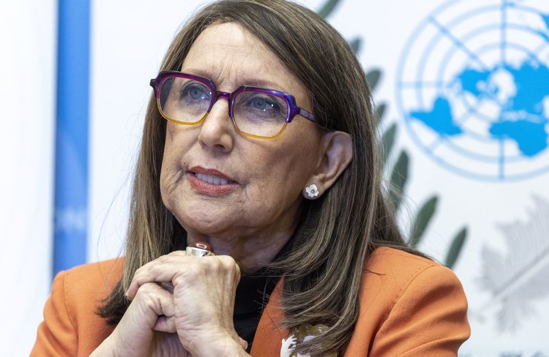 &copy; Reuters. Rebeca Grynspan, Secretary-General of the United Nations Conference on Trade and Development (UNCTAD) attends a news conference and gives an update on the Black Sea Grain Initiative in Geneva, Switzerland, December 15, 2022. REUTERS/Denis Balibouse