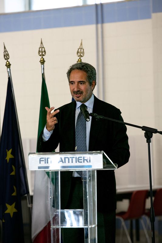 Italy's Fincantieri sees scope to expand naval sales on security fears