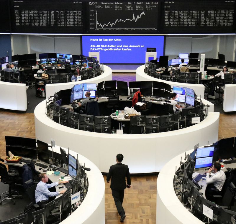 © Reuters. Salão da Bolsa de Valores de Frankfurt
28/10/2022
REUTERS