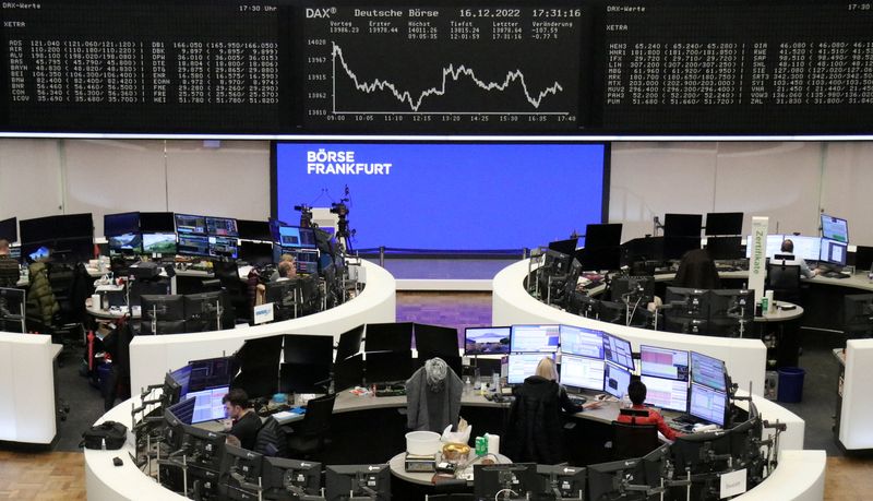 European shares regain ground after brutal selloff last week