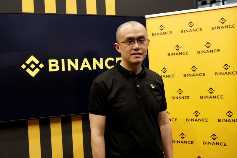 &copy; Reuters. FILE PHOTO: Changpeng Zhao, founder and CEO of Binance, attends the Viva Technology conference dedicated to innovation and startups at Porte de Versailles exhibition center in Paris, France June 16, 2022.     REUTERS/Benoit Tessier/File Photo