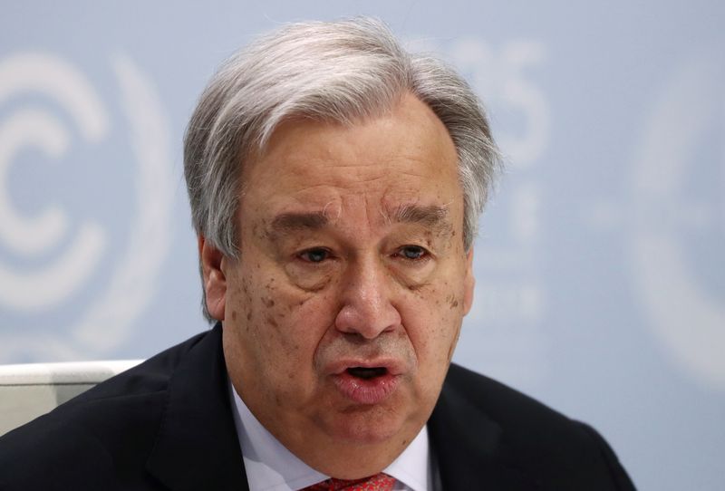 U.N. chief to convene 'no-nonsense' climate summit in 2023